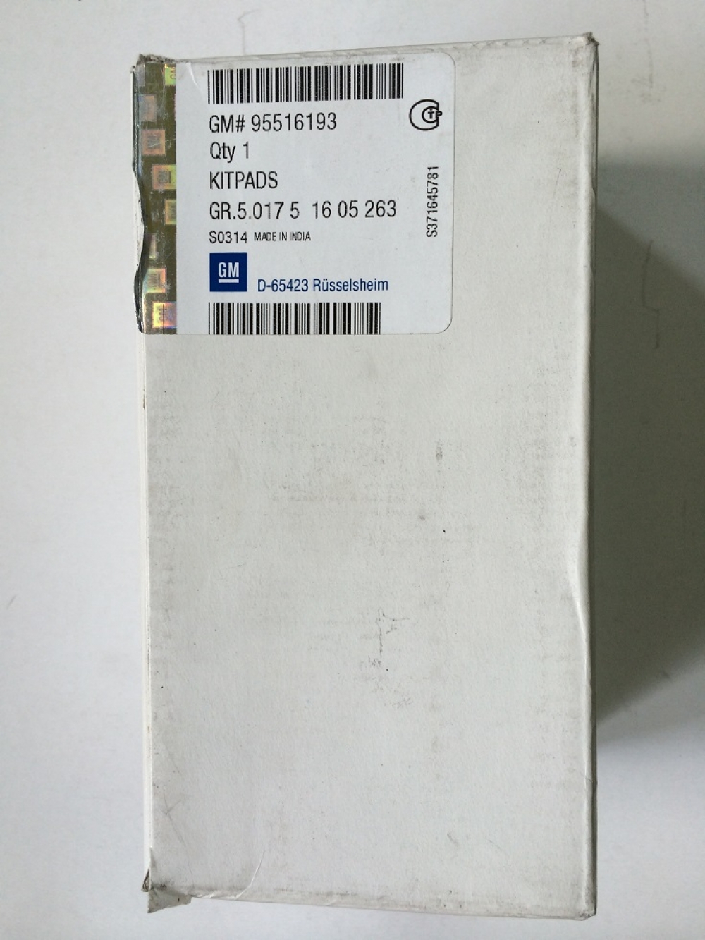 Placute frana fata GM pentru Opel Astra J J60